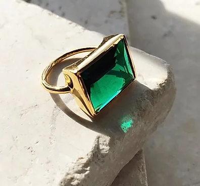 Lenny Square Cocktail Ring