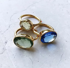 Oval Chunky Cocktail Ring