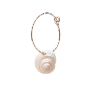 Shell Mini Hoop Earring